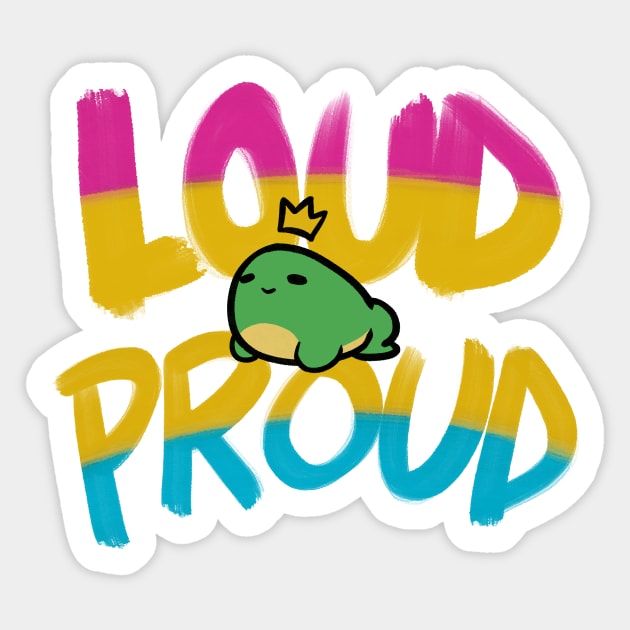 Loud & Proud - Pansexual Sticker by SilverSoo